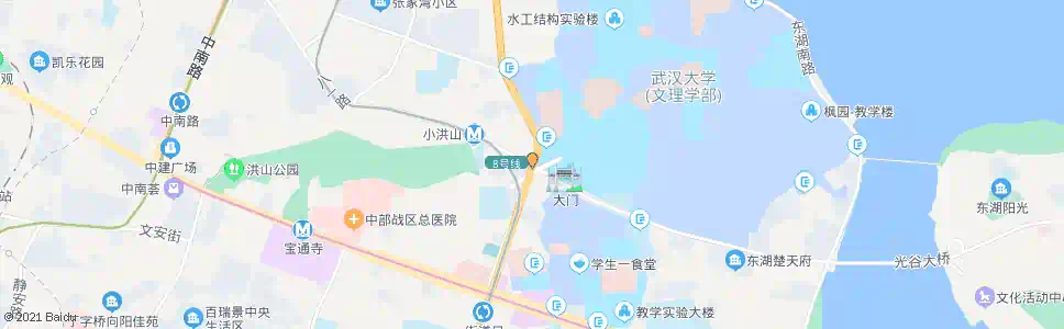 武汉珞狮路八一路口_公交站地图_武汉公交_妙搜公交查询2025