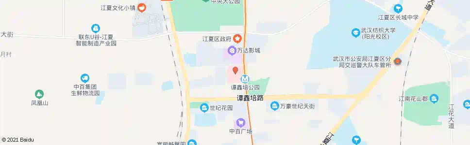 武汉江夏人民医院_公交站地图_武汉公交_妙搜公交查询2025