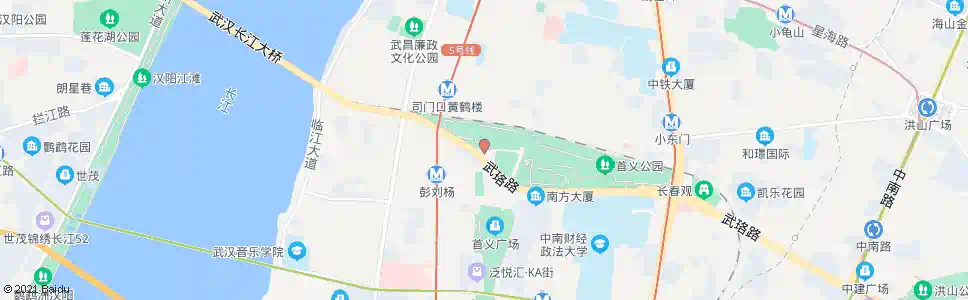 武汉黄鹤楼_公交站地图_武汉公交_妙搜公交查询2025