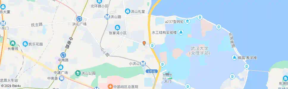 武汉洪山侧路茶港小区_公交站地图_武汉公交_妙搜公交查询2025