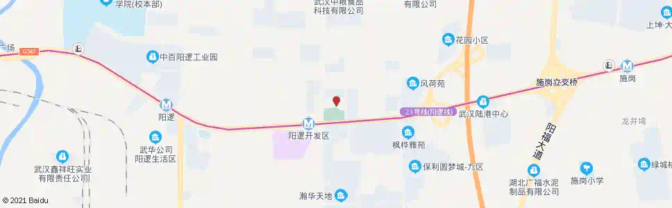 武汉阳逻开发区政务中心_公交站地图_武汉公交_妙搜公交查询2025
