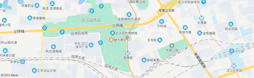 武汉园博园东路江兴路_公交站地图_武汉公交_妙搜公交查询2025