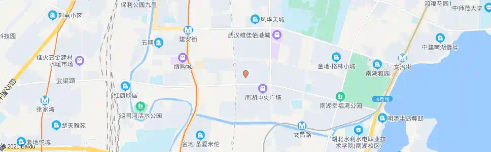 武汉环南街逸景华府_公交站地图_武汉公交_妙搜公交查询2025