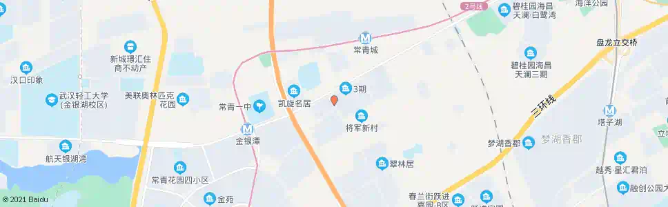 武汉将军一路金银潭大道口_公交站地图_武汉公交_妙搜公交查询2025