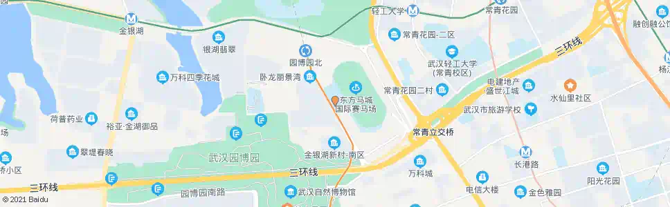 武汉东方马城站_公交站地图_武汉公交_妙搜公交查询2025