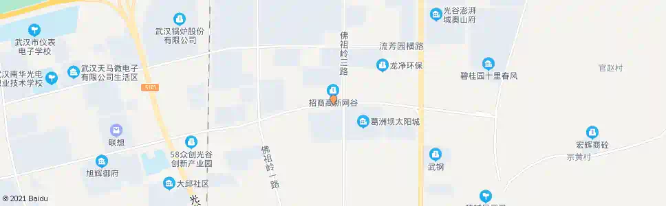 武汉高新四路佛祖岭三路_公交站地图_武汉公交_妙搜公交查询2025