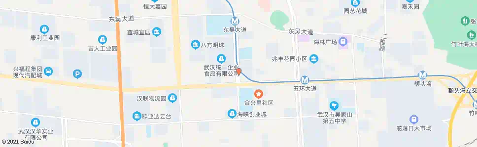 武汉七雄路北段_公交站地图_武汉公交_妙搜公交查询2025