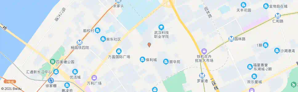 武汉北洋桥路铁机社区_公交站地图_武汉公交_妙搜公交查询2025