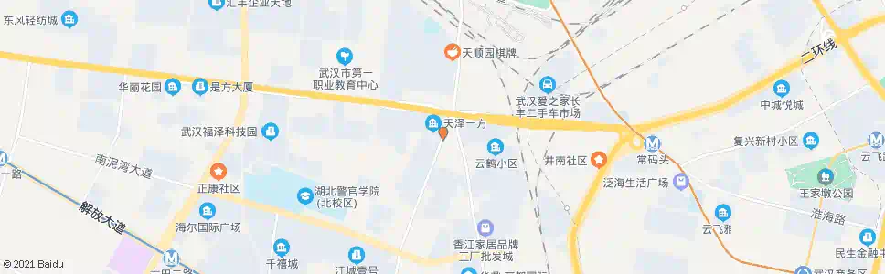 武汉古田四路天泽一方_公交站地图_武汉公交_妙搜公交查询2025