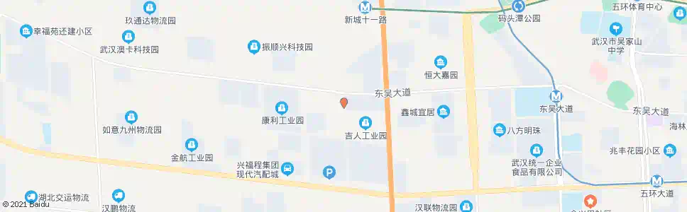 武汉新城十二路东吴大道口_公交站地图_武汉公交_妙搜公交查询2025