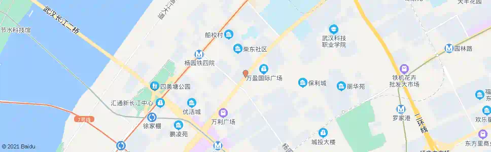 武汉友谊大道才茂街_公交站地图_武汉公交_妙搜公交查询2025