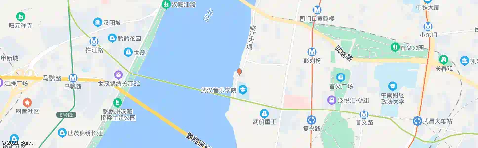 武汉临江大道音乐学院_公交站地图_武汉公交_妙搜公交查询2025