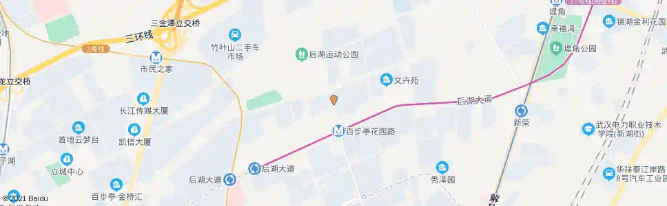 武汉百步亭花园路新益街_公交站地图_武汉公交_妙搜公交查询2025