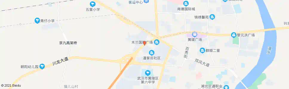武汉岱黄高速彭家田_公交站地图_武汉公交_妙搜公交查询2025