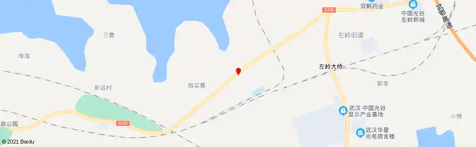 武汉316国道左家岭_公交站地图_武汉公交_妙搜公交查询2025