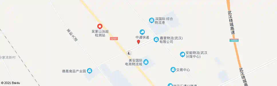 武汉商贸大道华祥路_公交站地图_武汉公交_妙搜公交查询2025