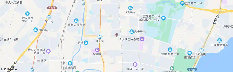 武汉建安街平安路_公交站地图_武汉公交_妙搜公交查询2025