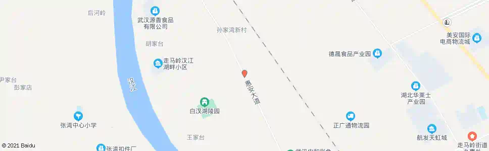 武汉惠安大道白叉湖_公交站地图_武汉公交_妙搜公交查询2025