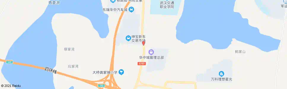 武汉白沙洲大道动力产业园_公交站地图_武汉公交_妙搜公交查询2025