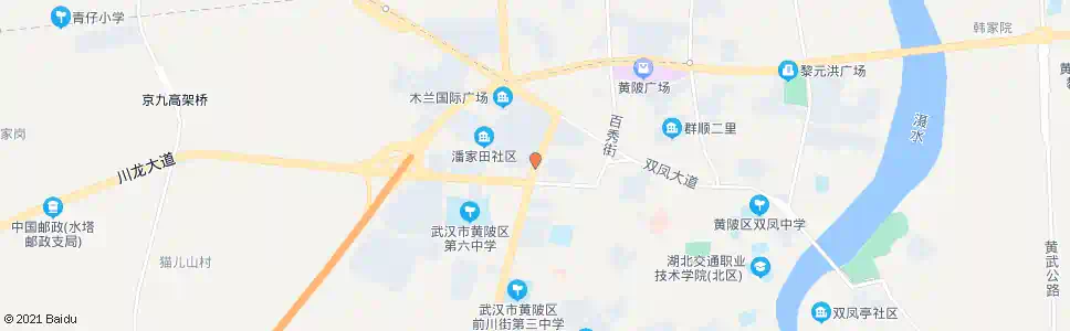 武汉向阳大街潘家田_公交站地图_武汉公交_妙搜公交查询2025