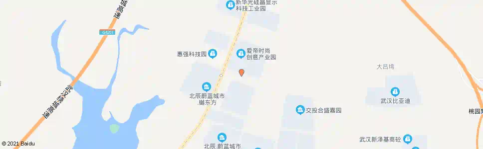 武汉天阳路爱帝产业园_公交站地图_武汉公交_妙搜公交查询2025