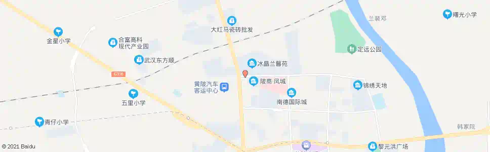 武汉钓台道冰晶兰馨苑_公交站地图_武汉公交_妙搜公交查询2025