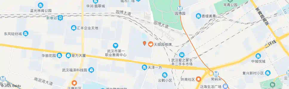 武汉长风路天顺园小区_公交站地图_武汉公交_妙搜公交查询2025