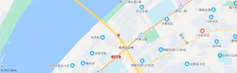 武汉临江大道二七长江大桥(临时站)_公交站地图_武汉公交_妙搜公交查询2025