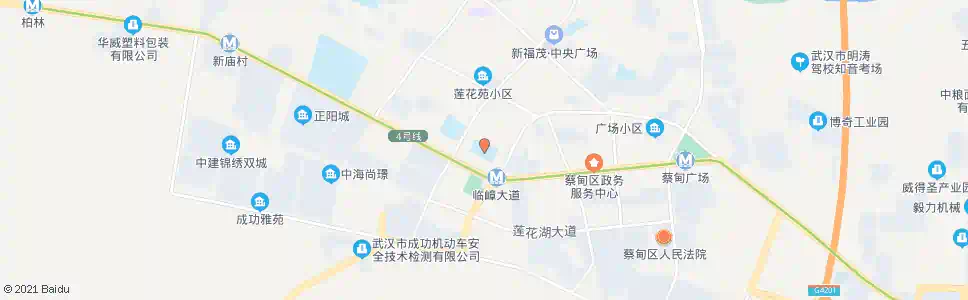 武汉蔡甸大街汉阳五小_公交站地图_武汉公交_妙搜公交查询2025