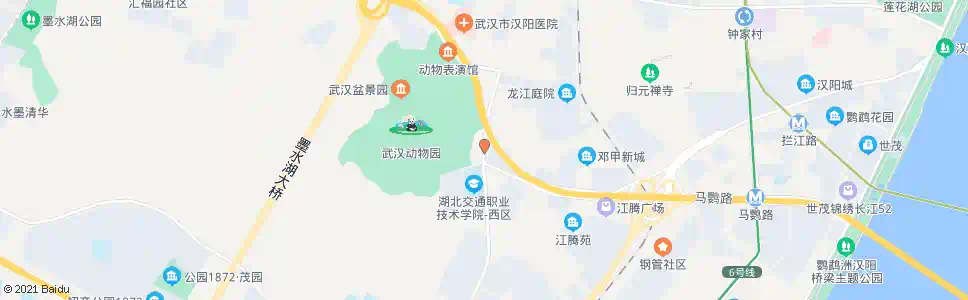 武汉马沧湖路下马湖_公交站地图_武汉公交_妙搜公交查询2025