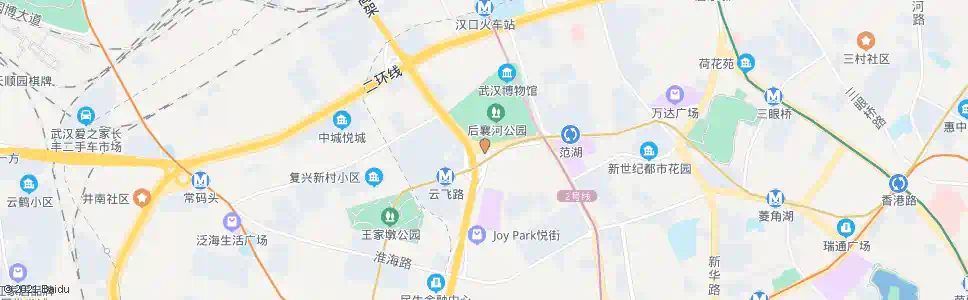 武汉常青路云彩路_公交站地图_武汉公交_妙搜公交查询2025