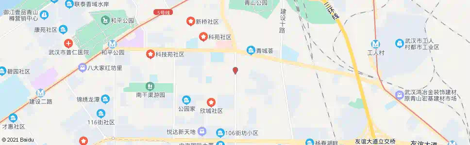 武汉工业四路23街坊_公交站地图_武汉公交_妙搜公交查询2025
