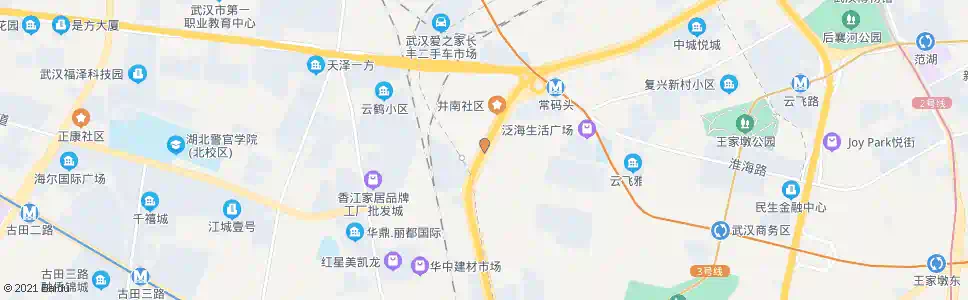 武汉汉西路发展社区_公交站地图_武汉公交_妙搜公交查询2025