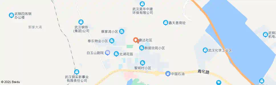 武汉白玉东路群君欣苑_公交站地图_武汉公交_妙搜公交查询2025