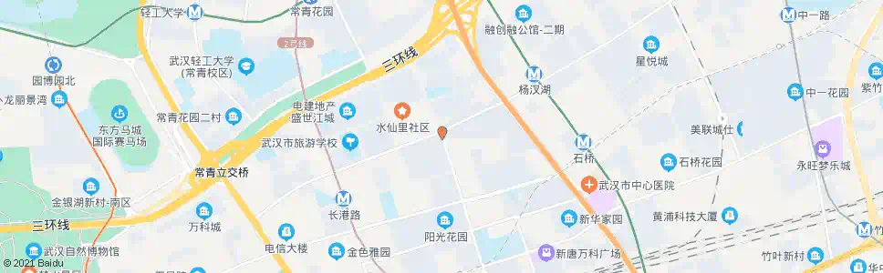 武汉新湾五路长港路口_公交站地图_武汉公交_妙搜公交查询2025