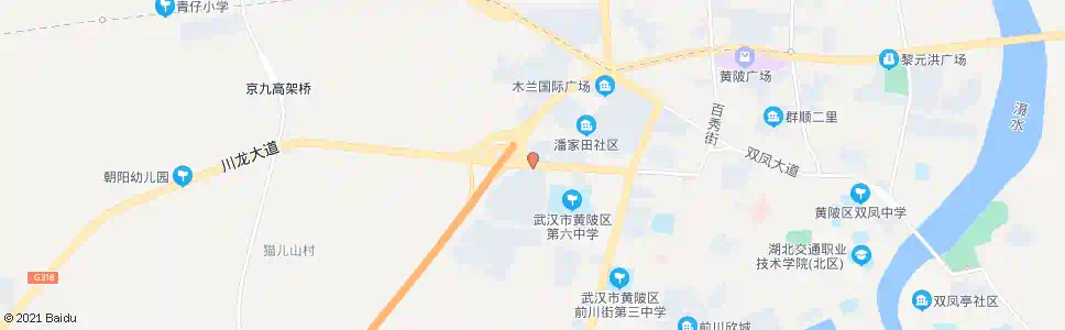 武汉西寺大道程家墩_公交站地图_武汉公交_妙搜公交查询2025