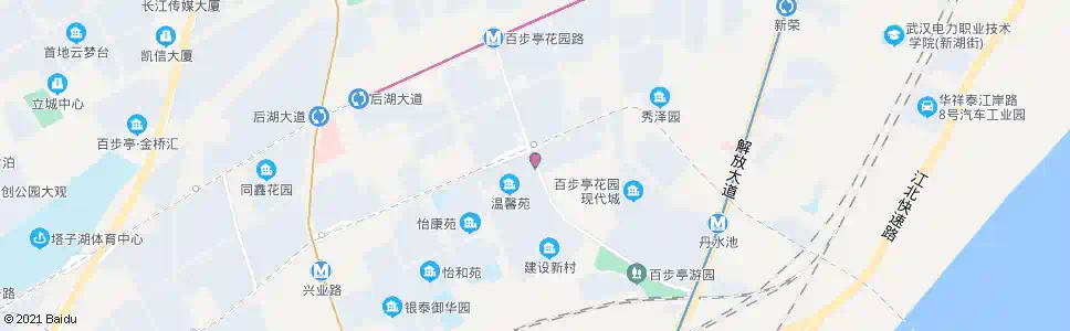 武汉百步亭花园兴业路口_公交站地图_武汉公交_妙搜公交查询2025