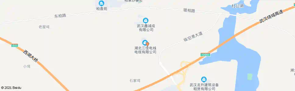 武汉张柏公路上湾_公交站地图_武汉公交_妙搜公交查询2025