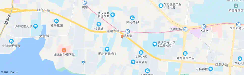 武汉楚平路杨家湾_公交站地图_武汉公交_妙搜公交查询2025