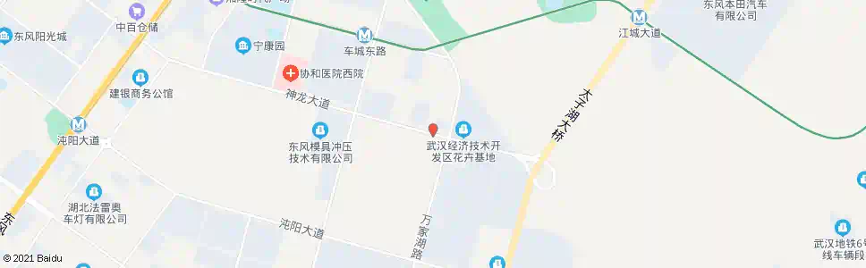 武汉神龙大道万家湖路_公交站地图_武汉公交_妙搜公交查询2025