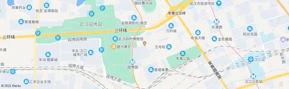 武汉江兴路发展四路_公交站地图_武汉公交_妙搜公交查询2025