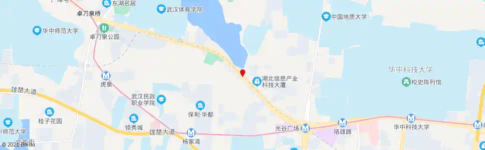 武汉珞喻路邮科院_公交站地图_武汉公交_妙搜公交查询2025