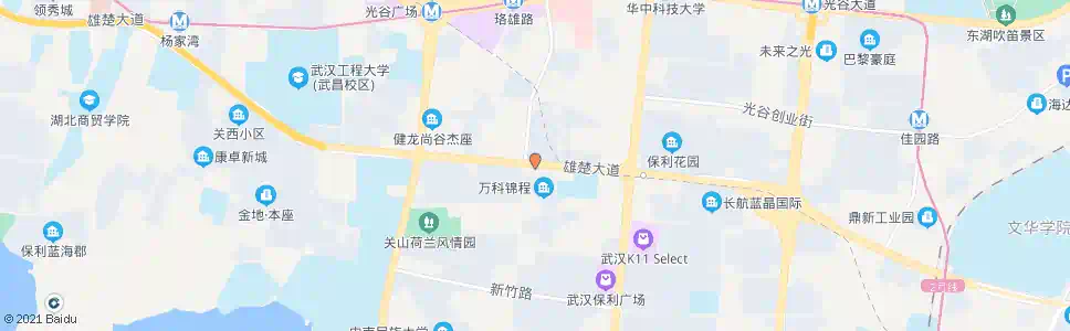 武汉雄楚大道brt珞雄路站_公交站地图_武汉公交_妙搜公交查询2025