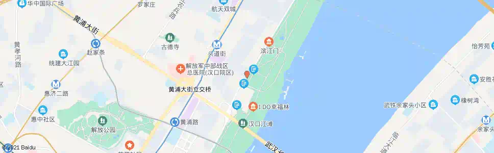 武汉永泰路沿江大道口_公交站地图_武汉公交_妙搜公交查询2025