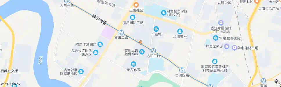 武汉解放大道辛家地_公交站地图_武汉公交_妙搜公交查询2025