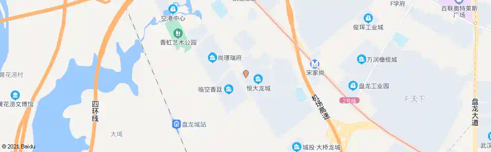 武汉盘龙城航天龙城_公交站地图_武汉公交_妙搜公交查询2025