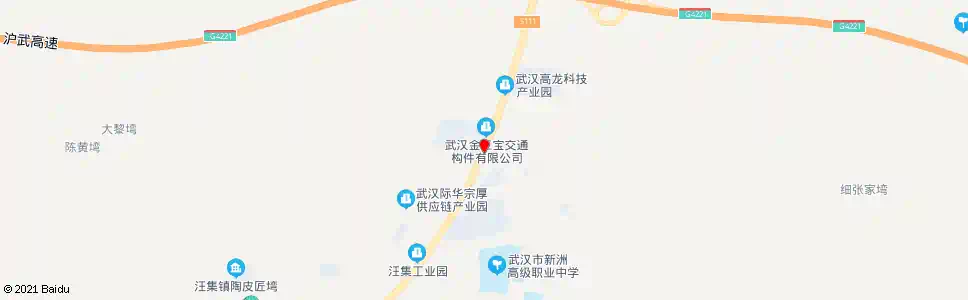 武汉新施公路汪集_公交站地图_武汉公交_妙搜公交查询2025