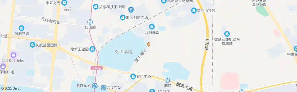 武汉光谷一路文源路_公交站地图_武汉公交_妙搜公交查询2025