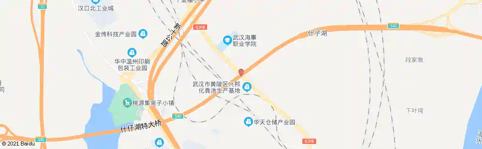 武汉318国道龙泉院_公交站地图_武汉公交_妙搜公交查询2025