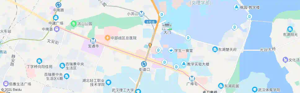 武汉珞狮路北段_公交站地图_武汉公交_妙搜公交查询2025